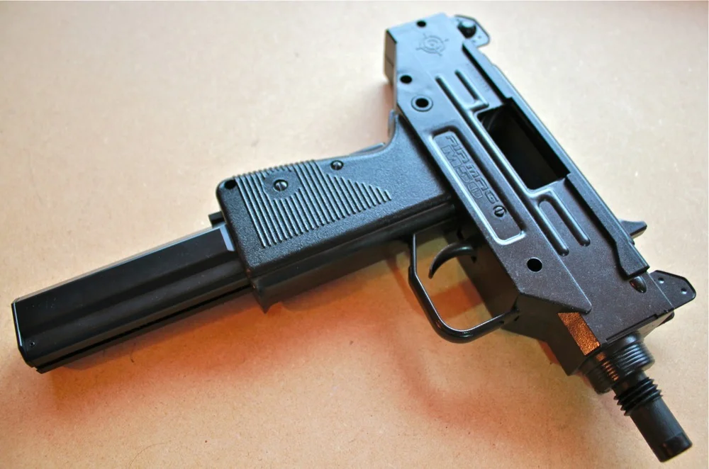 Crosman Airmag M50 UZI - BB - 6mm - Airsoft - Blowback - Full Auto Mod