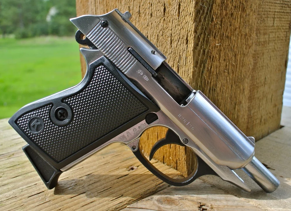 Replica Walther PPK 8mm P.A.K, Blank Gun Nickel (Kimar Lady K)