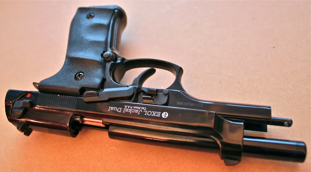 EKOL Jackal Dual Full Auto 9mm P.A.K. Blank Gun