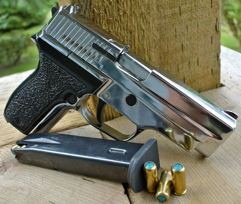 Retay Baron HK Chrome (Sig Sauer P228) 9mm P.A.K. Blank Gun