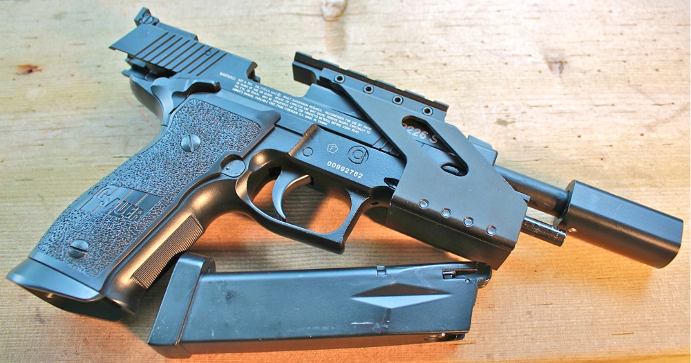 Cybergun Sig Sauer P226 X-Five with Sight Rail - BB - 4.5mm - Blowback