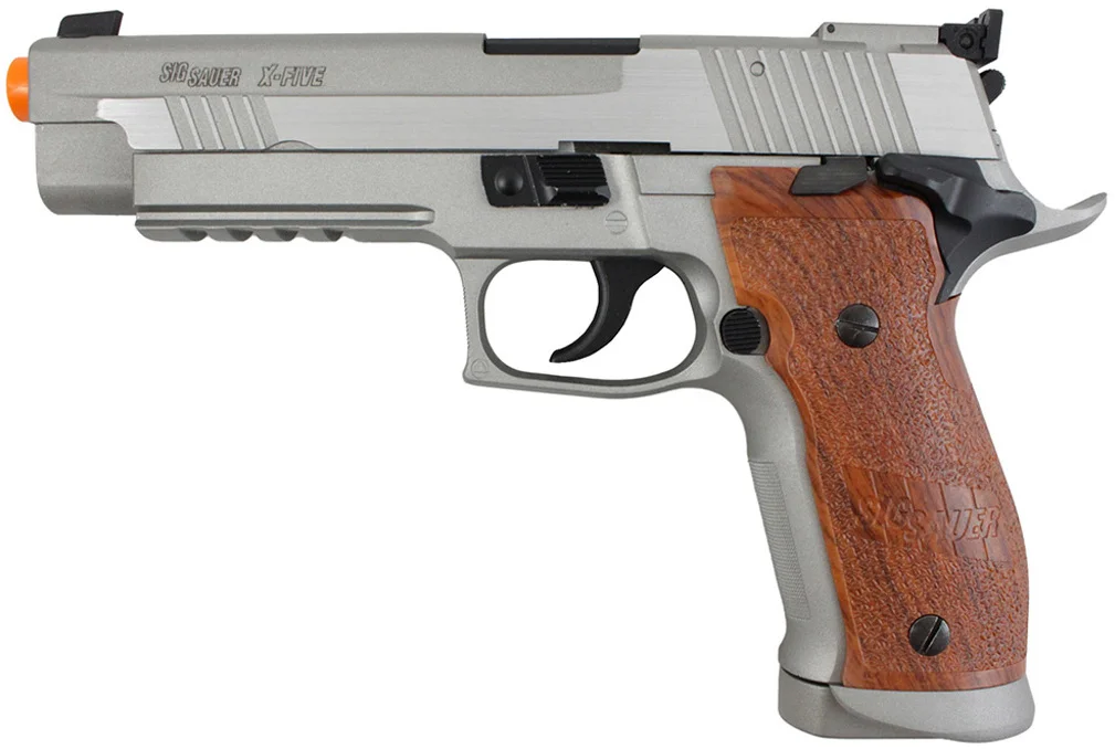 Cybergun Sig Sauer X-Five Stainless Airsoft Left Side.jpg