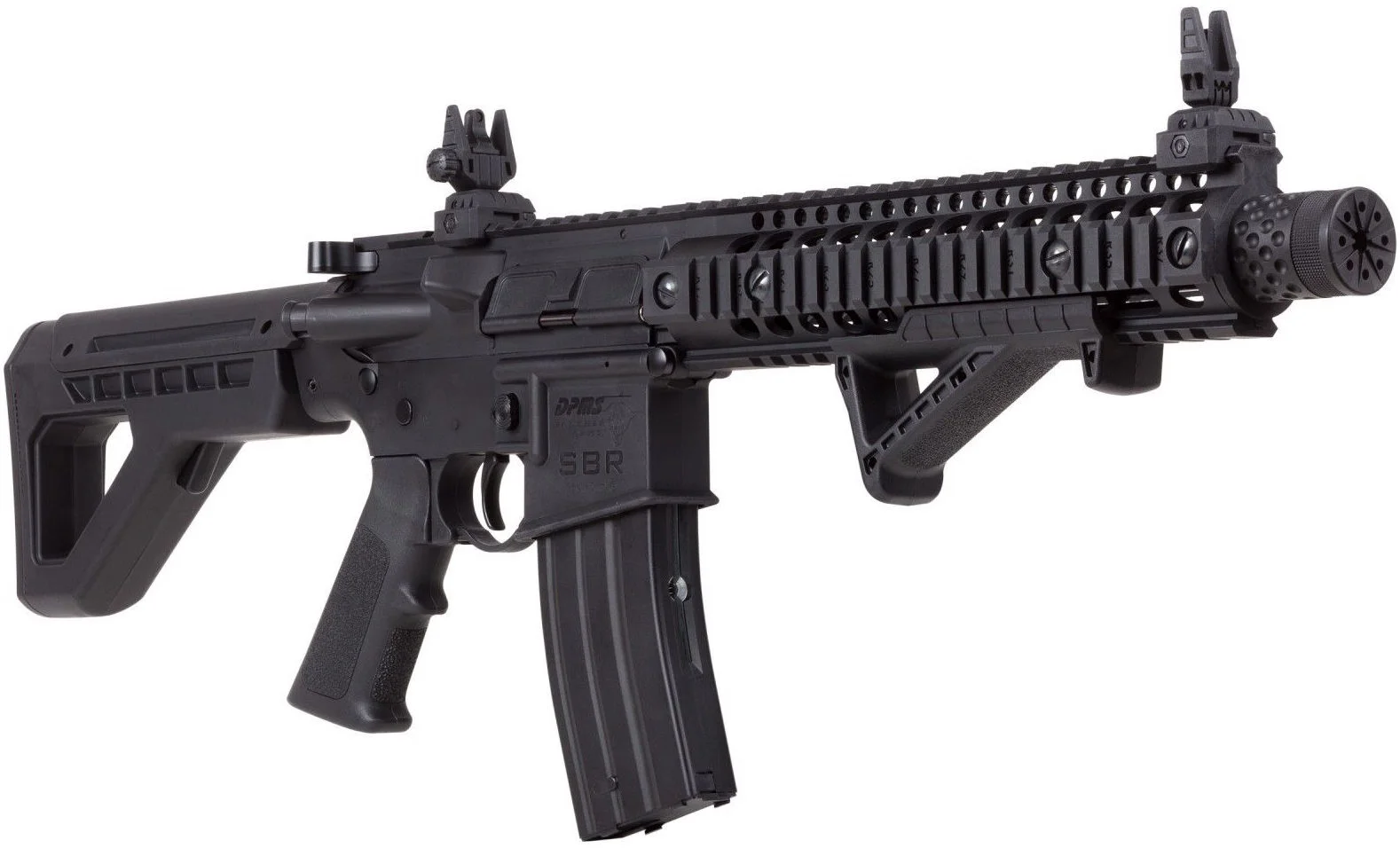 Crosman DPMS SBR CO2 Blowback BB M4 Right Side Angle.jpg