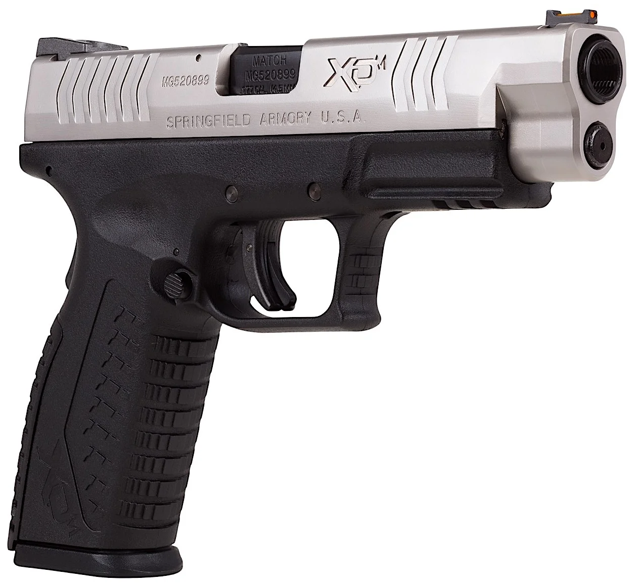 Springfield Armory XDM CO2 BB Right Side Angle Silver.jpg