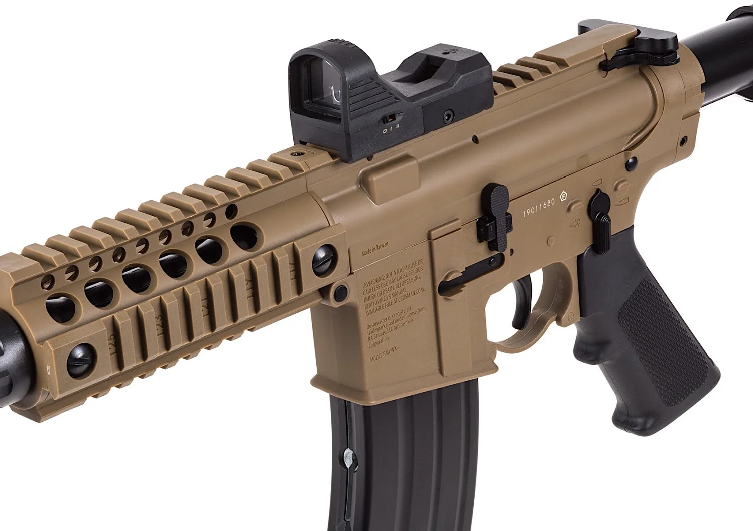 Crosman Bushmaster MPW CO2 Blowback BB Machine Gun Field Test Review ...