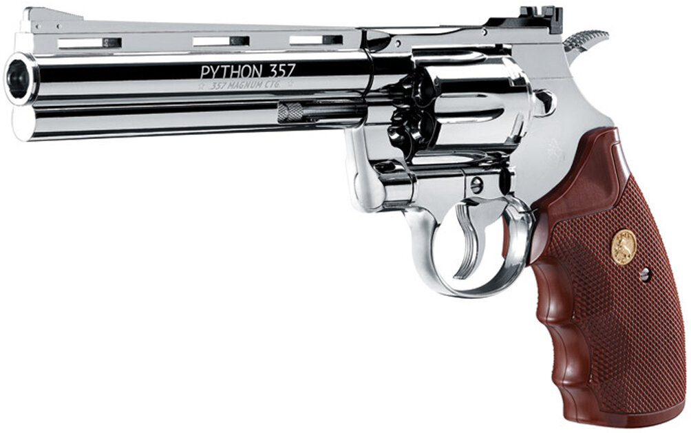 Umarex Colt Python 357 Magnum Chrome CO2 BB Revolver Table Top Review —  Replica Airguns Blog