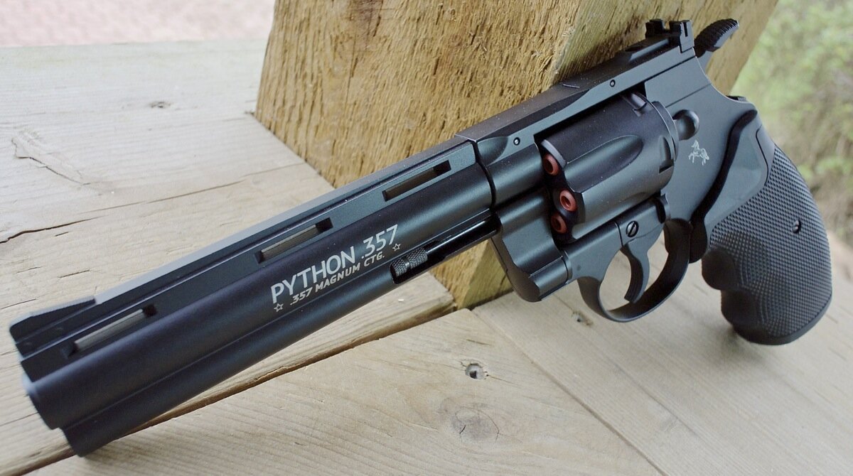 Réplica Revolver Co2 Colt Python 6 Cal 4.5