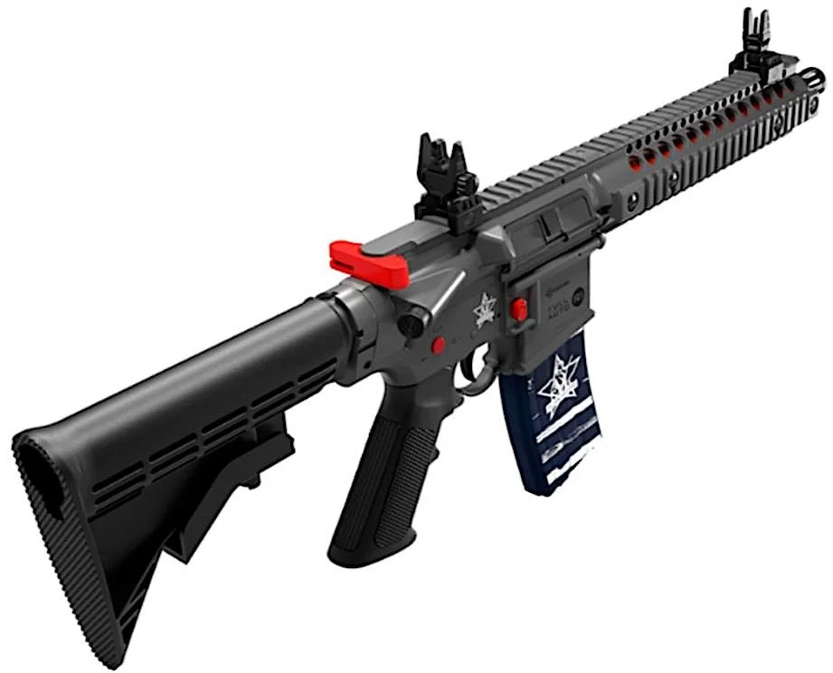 Crosman R1 Fallen Patriots Blowback CO2 Full Auto BB Rifle Table Top ...