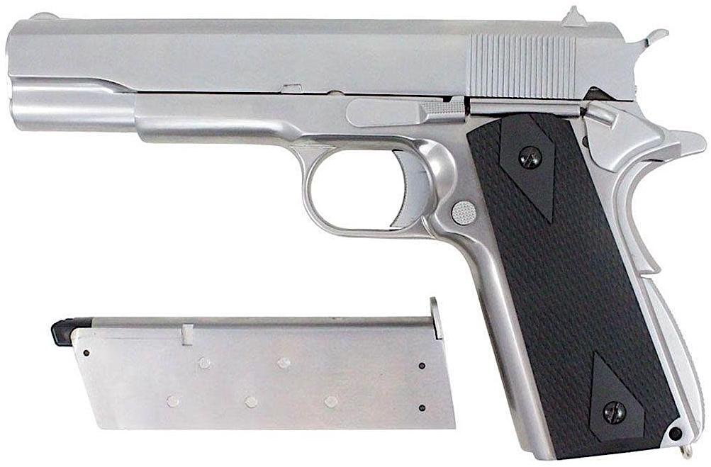FULL SIZE METAL M1911 SPRING AIRSOFT PISTOL HAND GUN Replica 6mm BB
