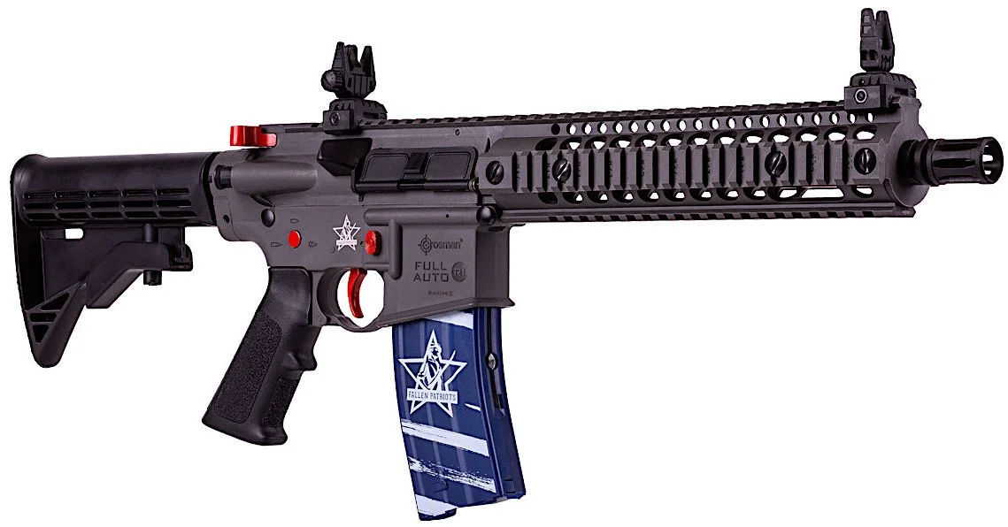 Crosman R1 Fallen Patriots Blowback CO2 Full Auto BB Rifle Table Top ...