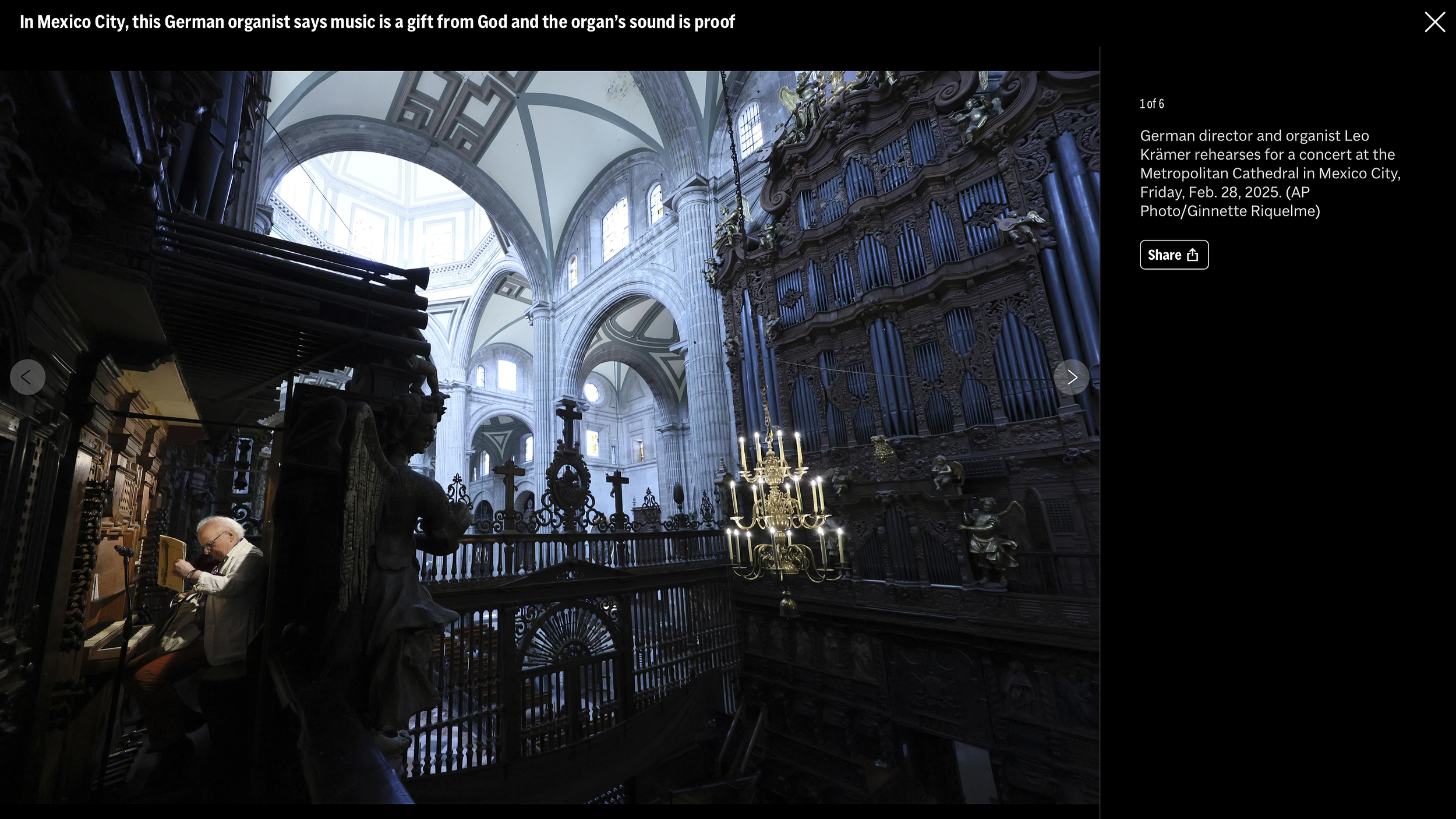 https://apnews.com/article/leo-kramer-organ-organist-cathedral-mexico-concert-sacred-music-3ba75b4c41f3e2ab64625b1714cea2b7