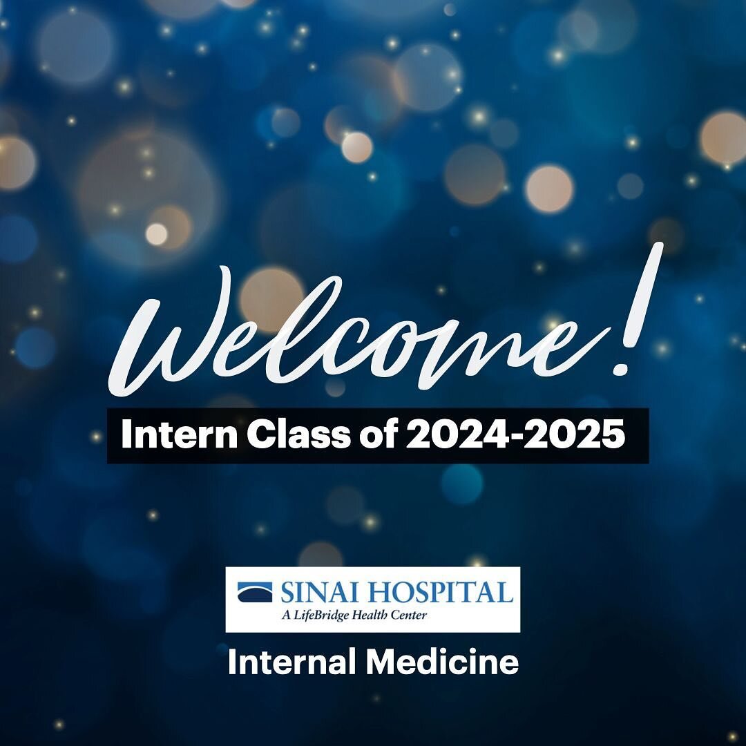 Thrilled to welcome our new class of Internal Medicine interns to the Sinai Hospital of Baltimore family! ⭐️Here&rsquo;s to an unforgettable year ahead! 🎉