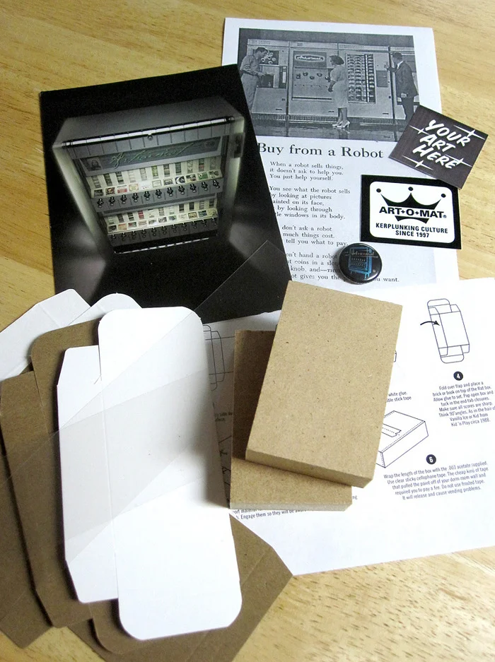 Art-o-Mat works and "The Little Things" Mix and Mingle