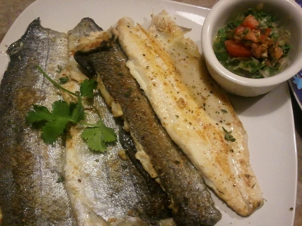 Seafood differently with TSL Salsa as a side