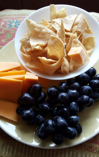 Original CHips Black Grapes Sharp Cheddar Cheese, makes a perfect snack to share!