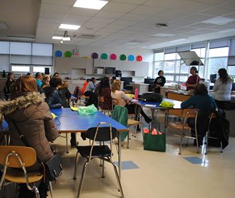 Folks enjoyed learning about how to use our salsa in everyday vegan recipes.