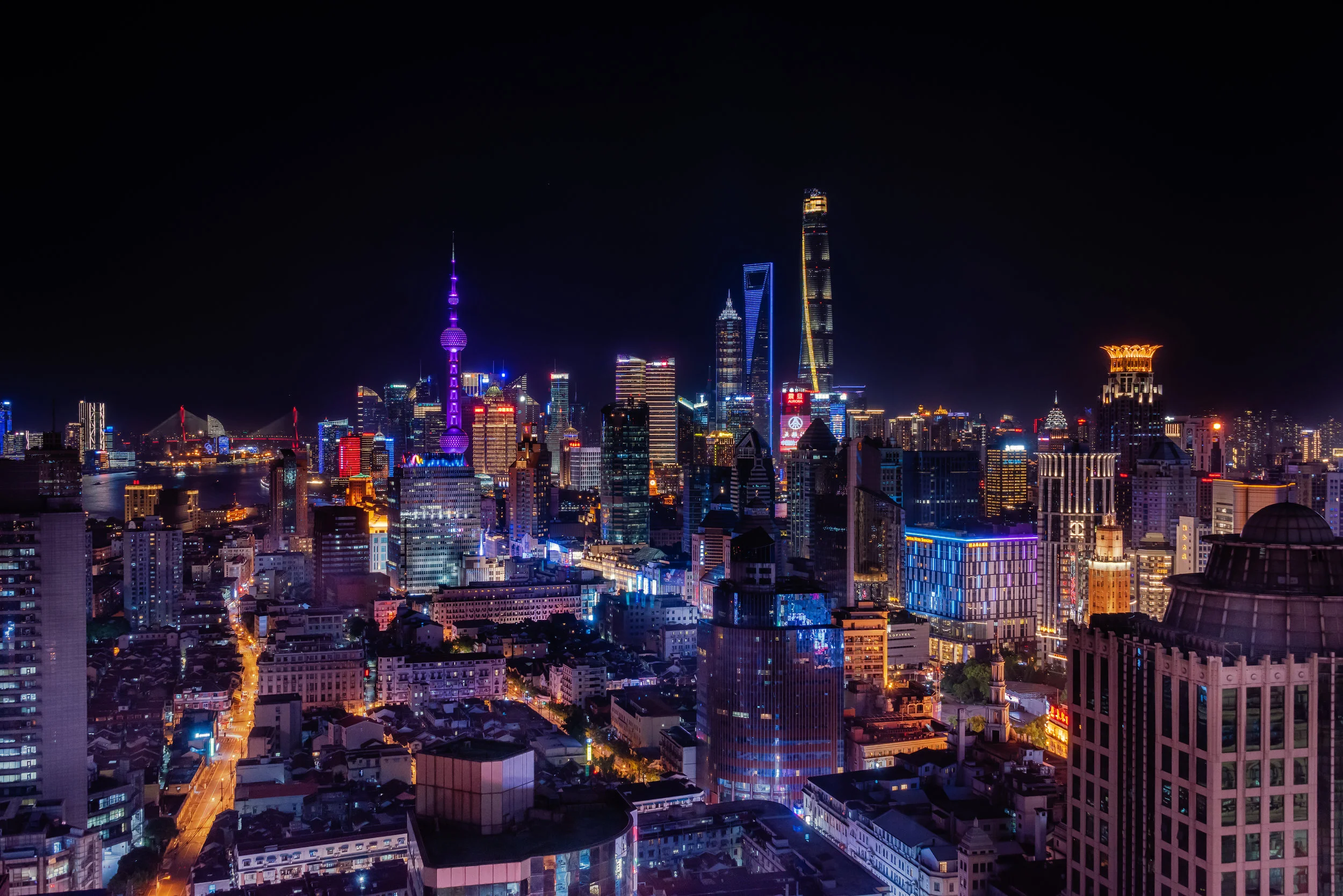 Shanghai at night