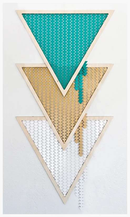 Everything is Fine Starting Now, 2 person show with Laura Berger, GroundSwell, Denver, 2012 Wood and Paint on styrene