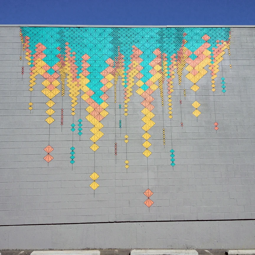 RedLine Exterior Mural, 27x25', Paint, Denver, 2015