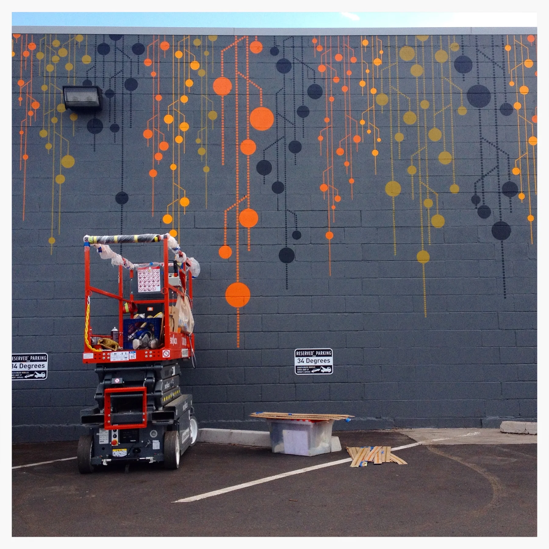  34 Degrees Headquarters Mural, Denver, CO, 2016 