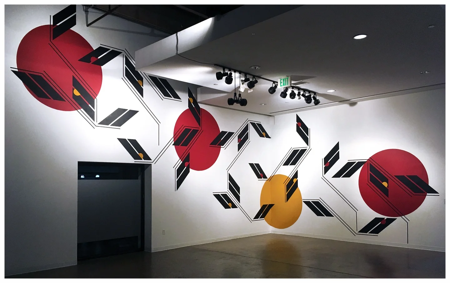  "Higher Ground", 26x22',&nbsp;17x12', Latex, 2017 