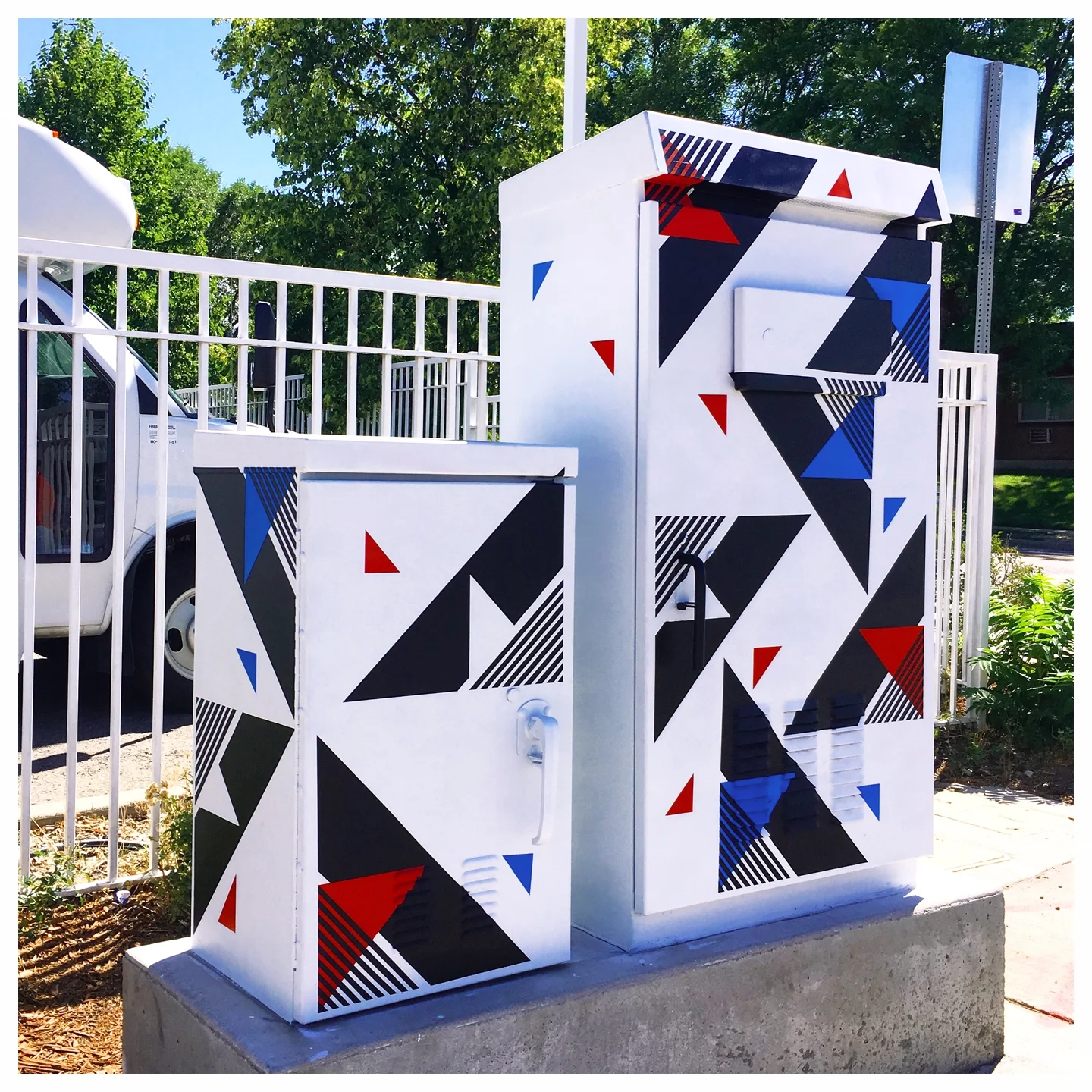 West Colfax Utility Box, Acrylic, Denver, 2017