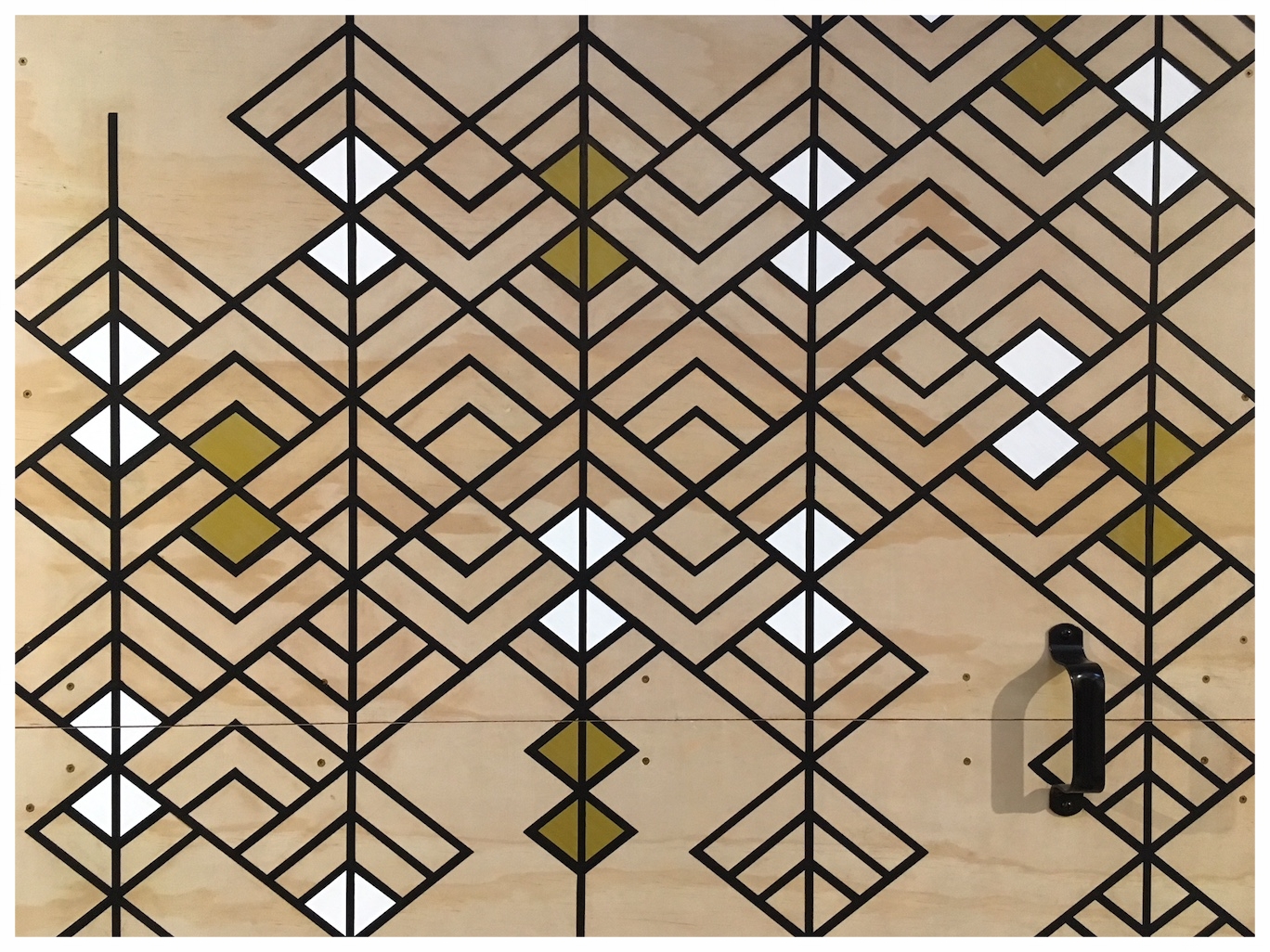  The Parlour RiNO, Door Mural, 2017 