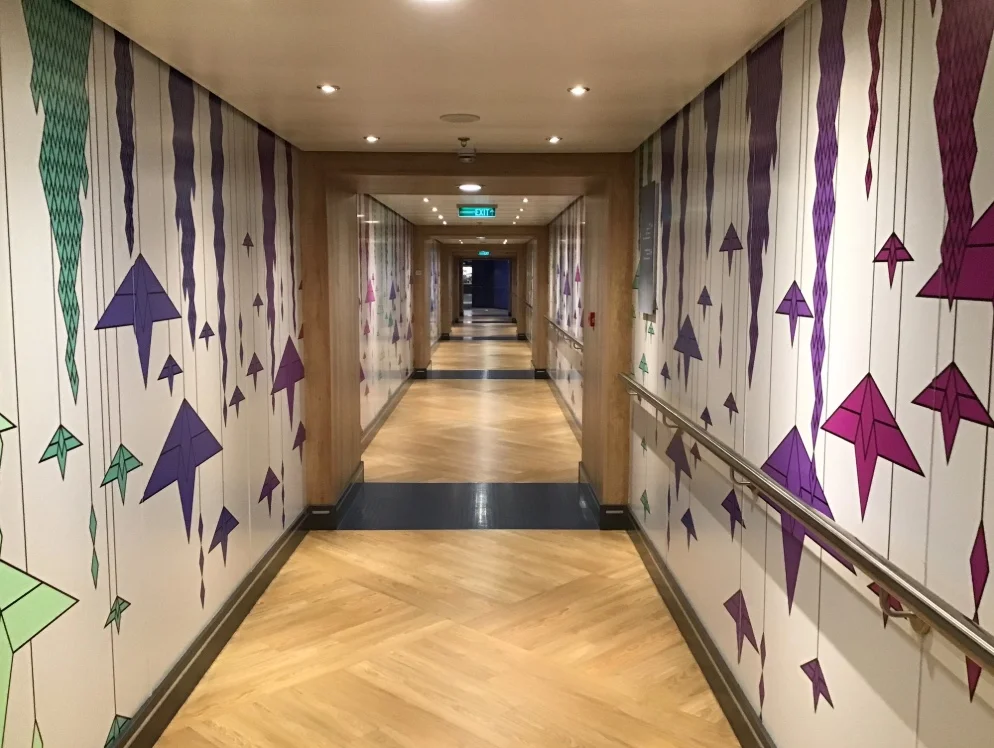 Norwegian Bliss Cruise Ship , Interior Mural, Children’s Corridor, 2018