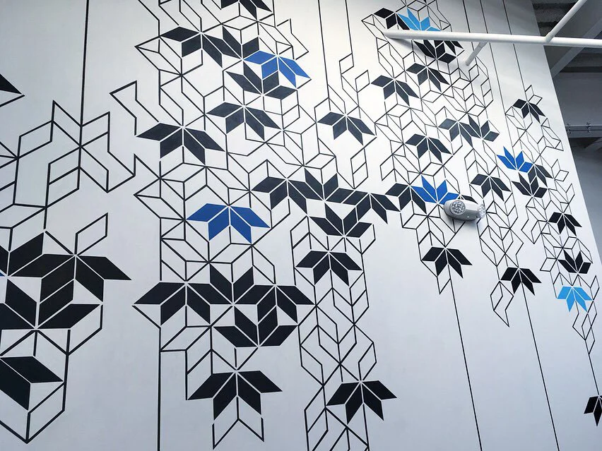  “Always Winter”, 18.5’x15’, Acrylic, 2019, Alterra Mountain Comany, Denver, CO 
