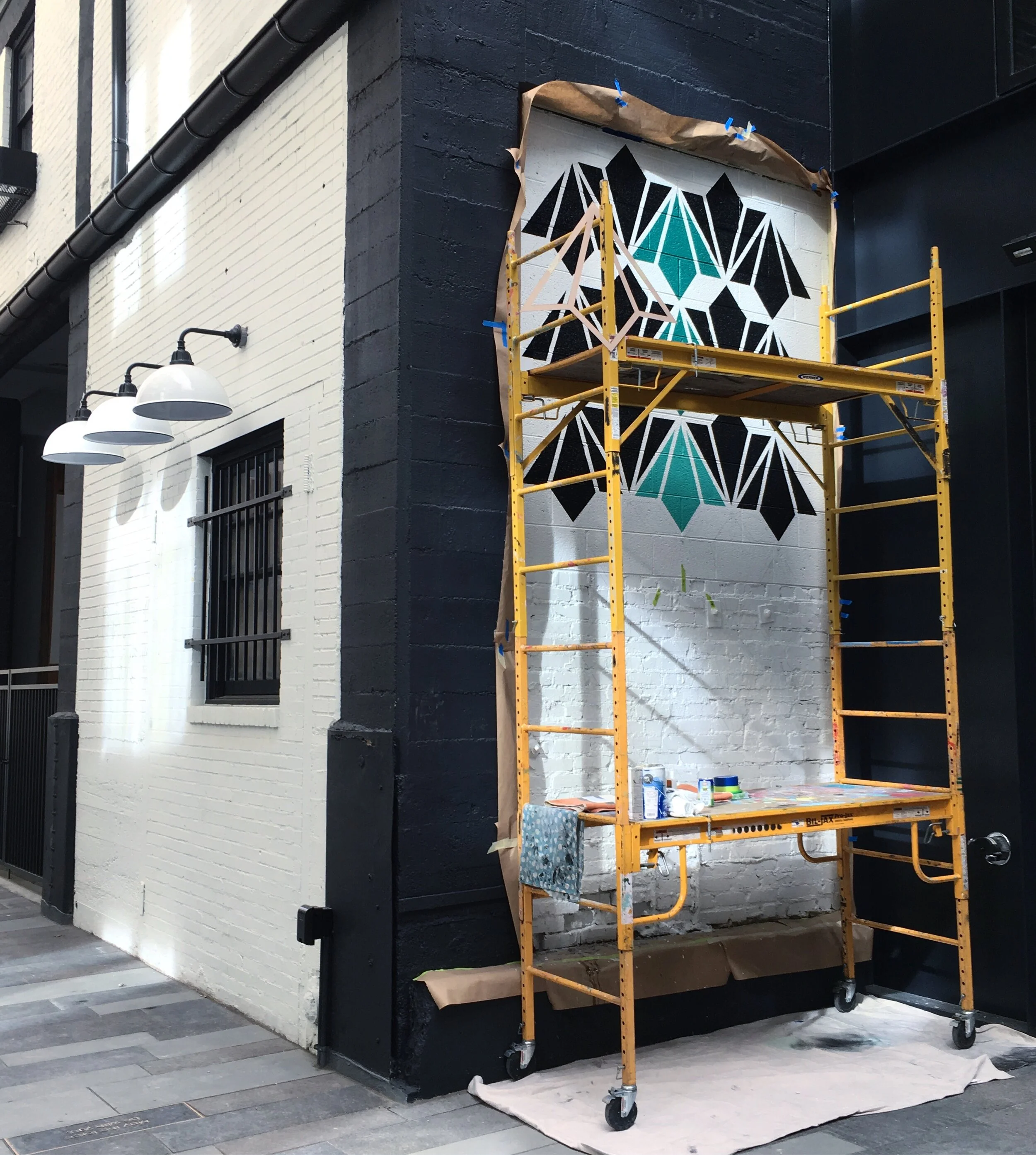 Mural Install, Dairy Block, Denver, CO, 2017