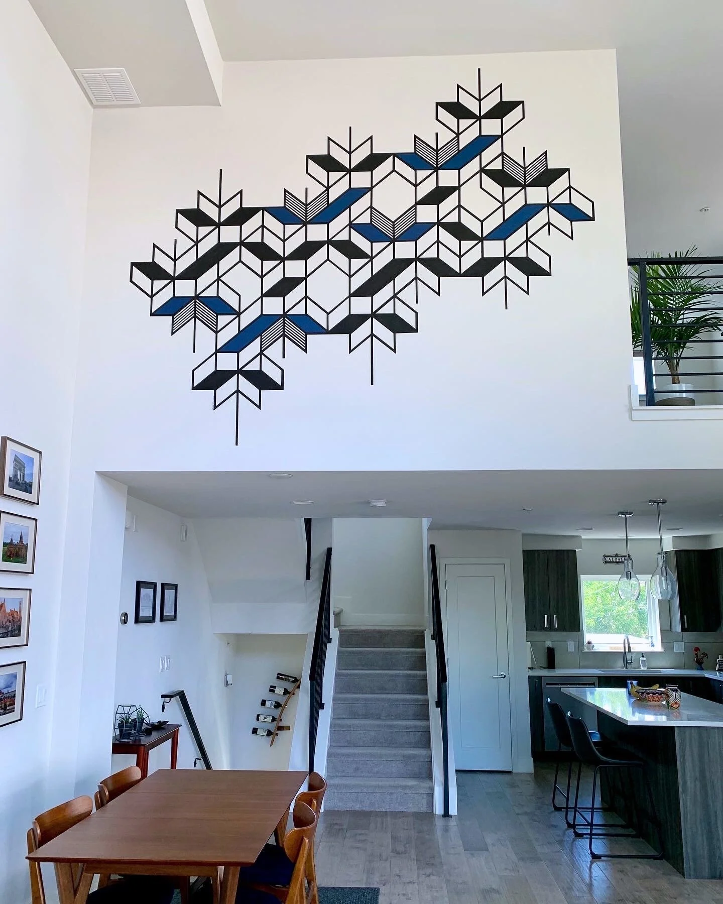 Private Commission, Acrylic paint, 10.5x8', Denver, CO, 2020