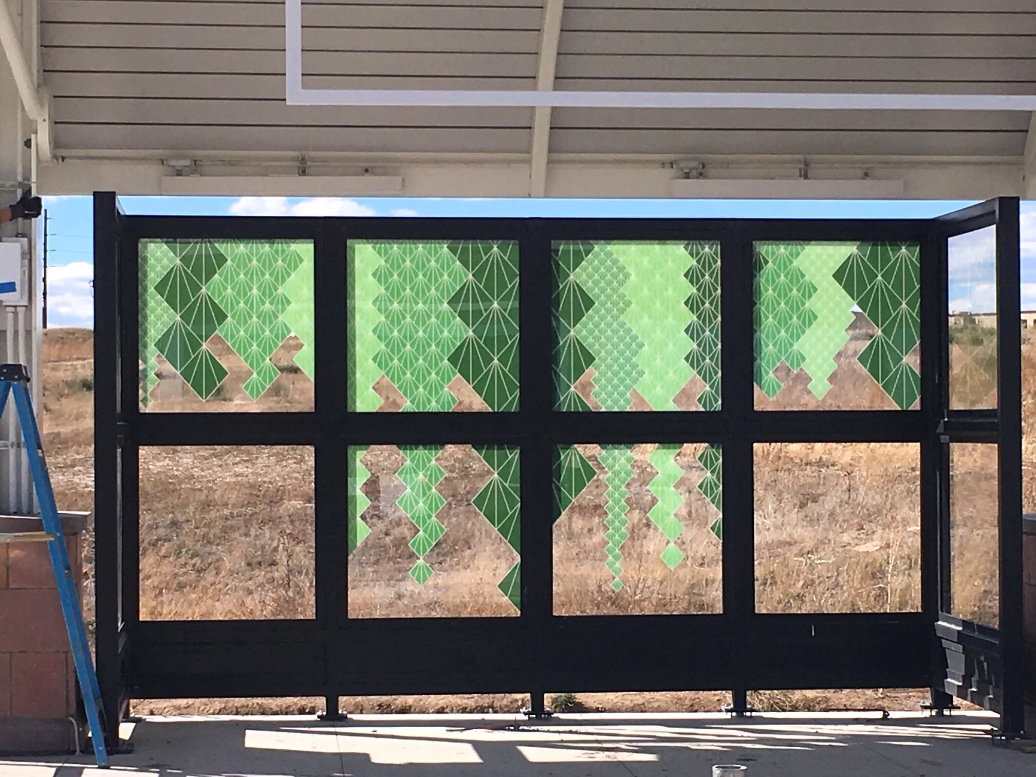 RTD, EFR Line Windscreens at 3 stops, Lone Tree, CO, 2019