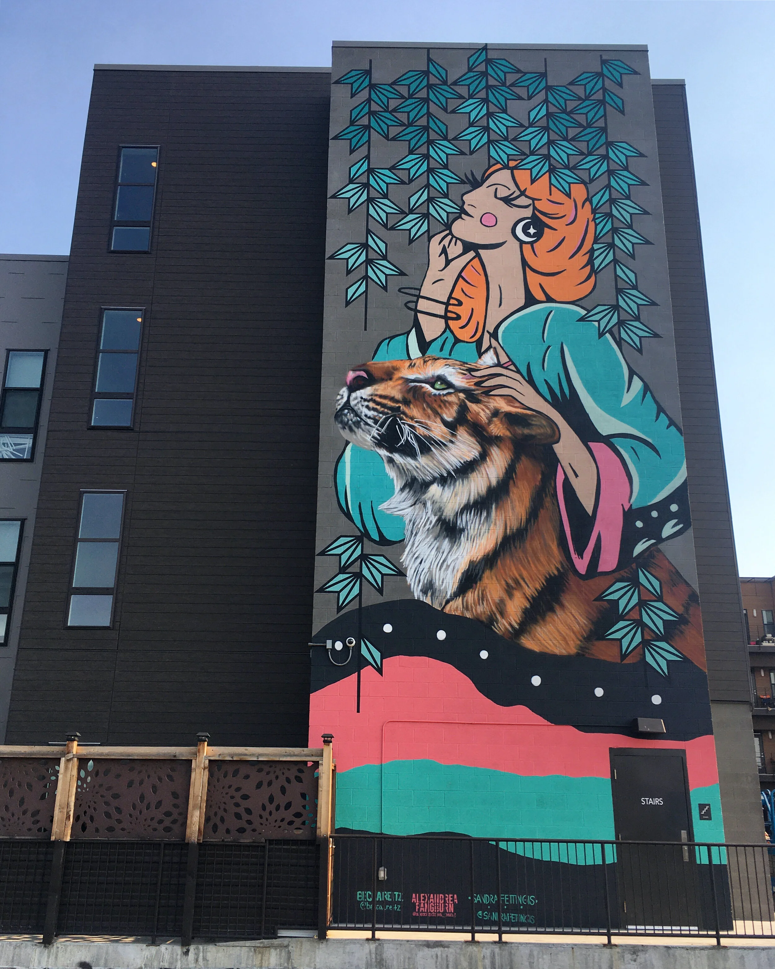 Babe Walls Festival, Collaboration with Alex Pangrum & Becca Reitz, Westminster, CO, 2020