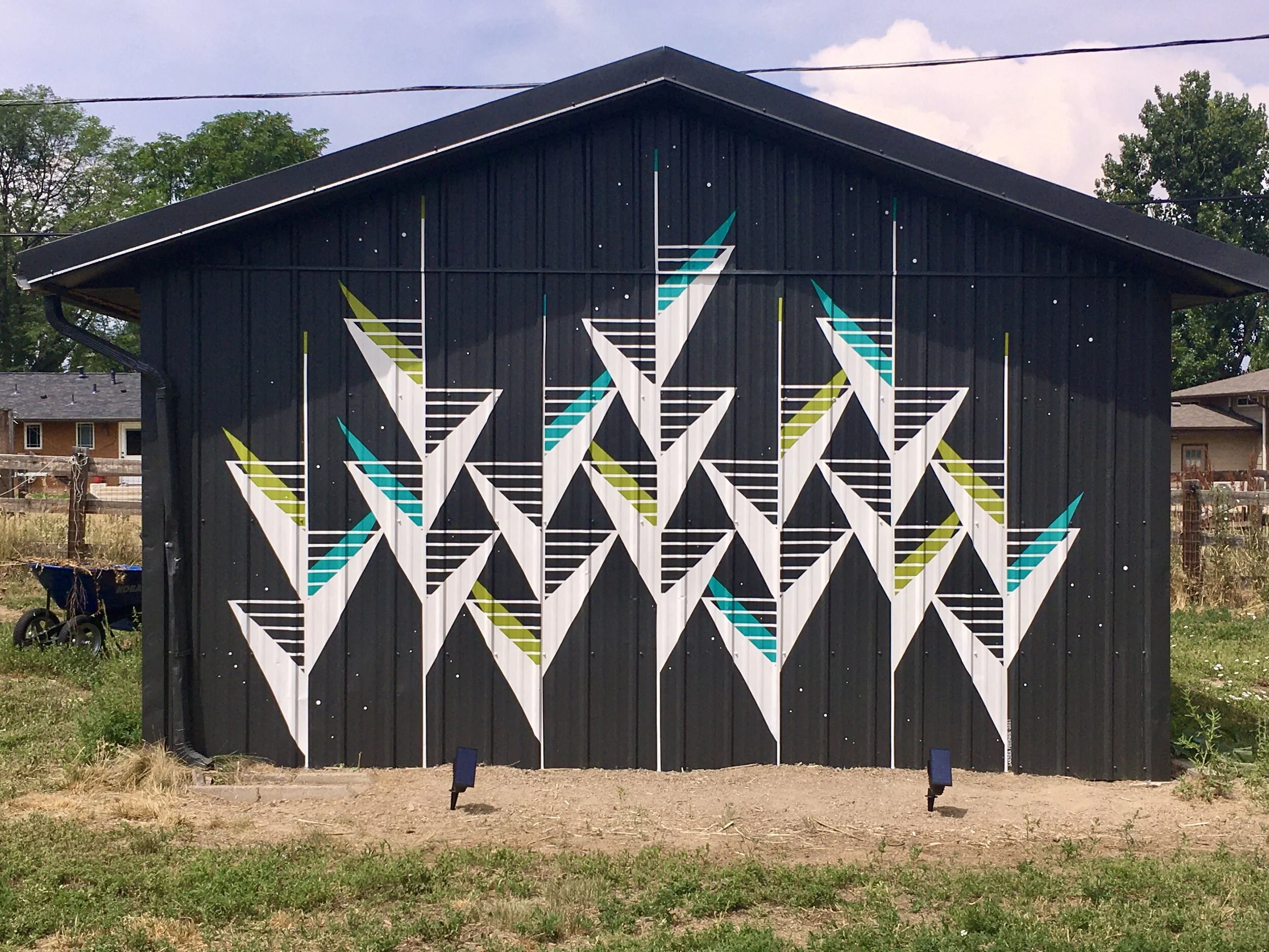 Private Commission, Acrylic paint, 15x10'5", 2021, Longmont, CO