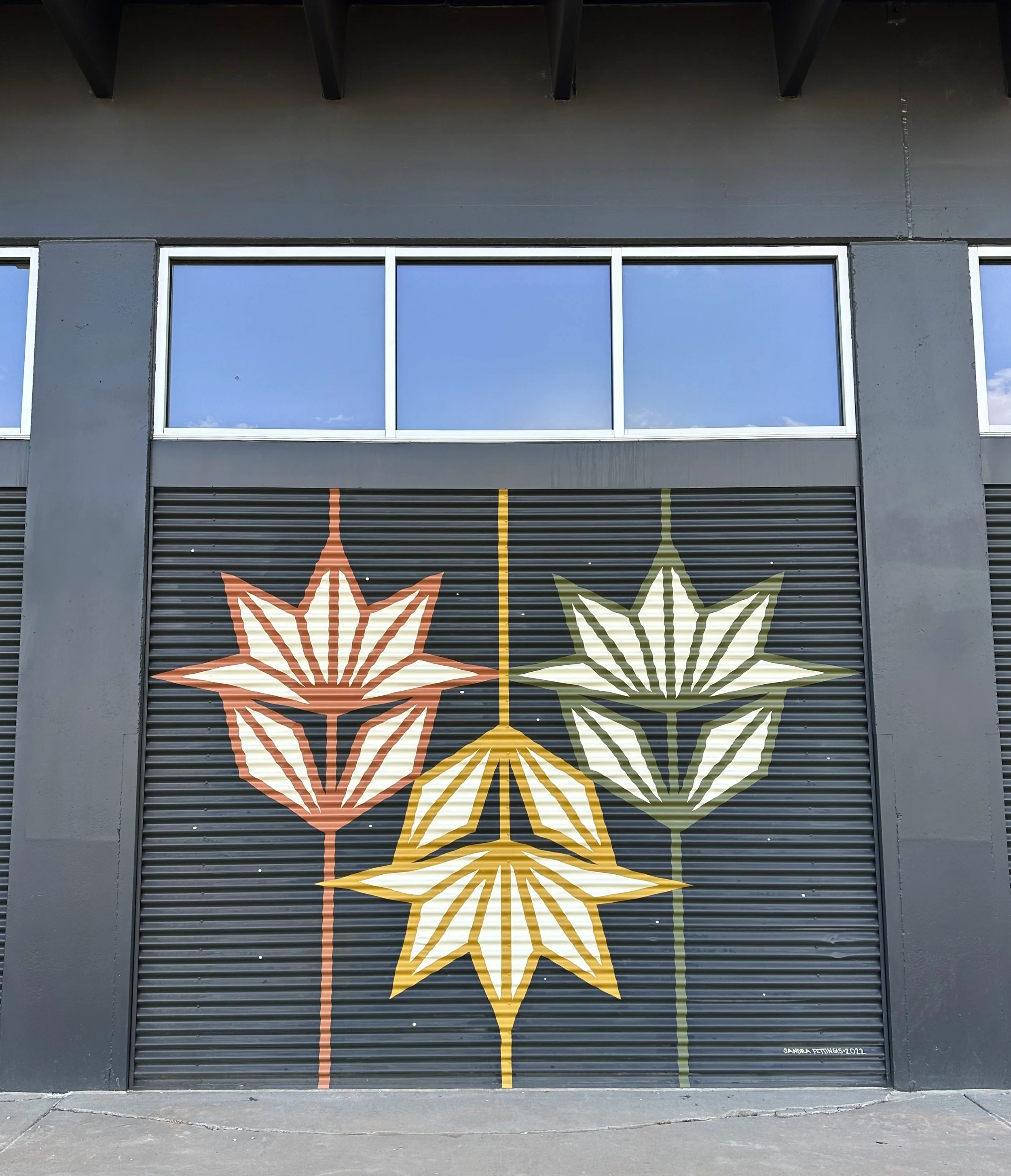 Women's Bean Project, Acrylic paint, 12x10', Denver, CO, 2022