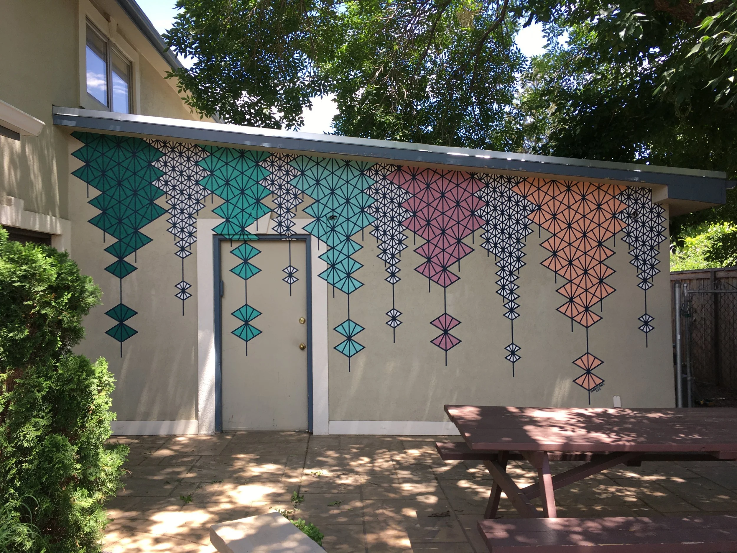 Private Commission, Acrylic paint, 20x9.5', Arvada, CO, 2022