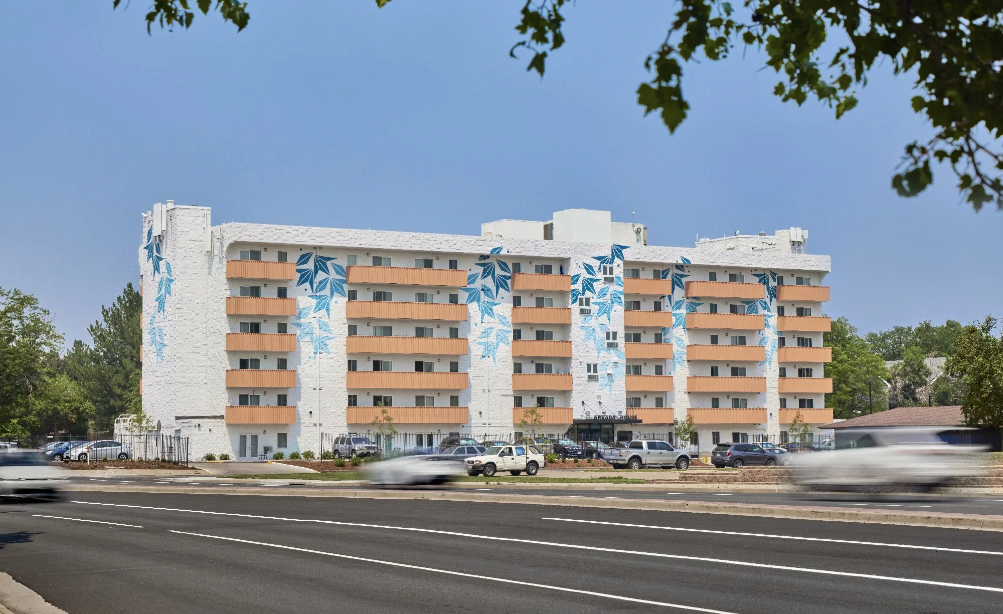 Arvada House, Acrylic Paint, Arvada, CO, 2024, Photos courtesy of ATP.art