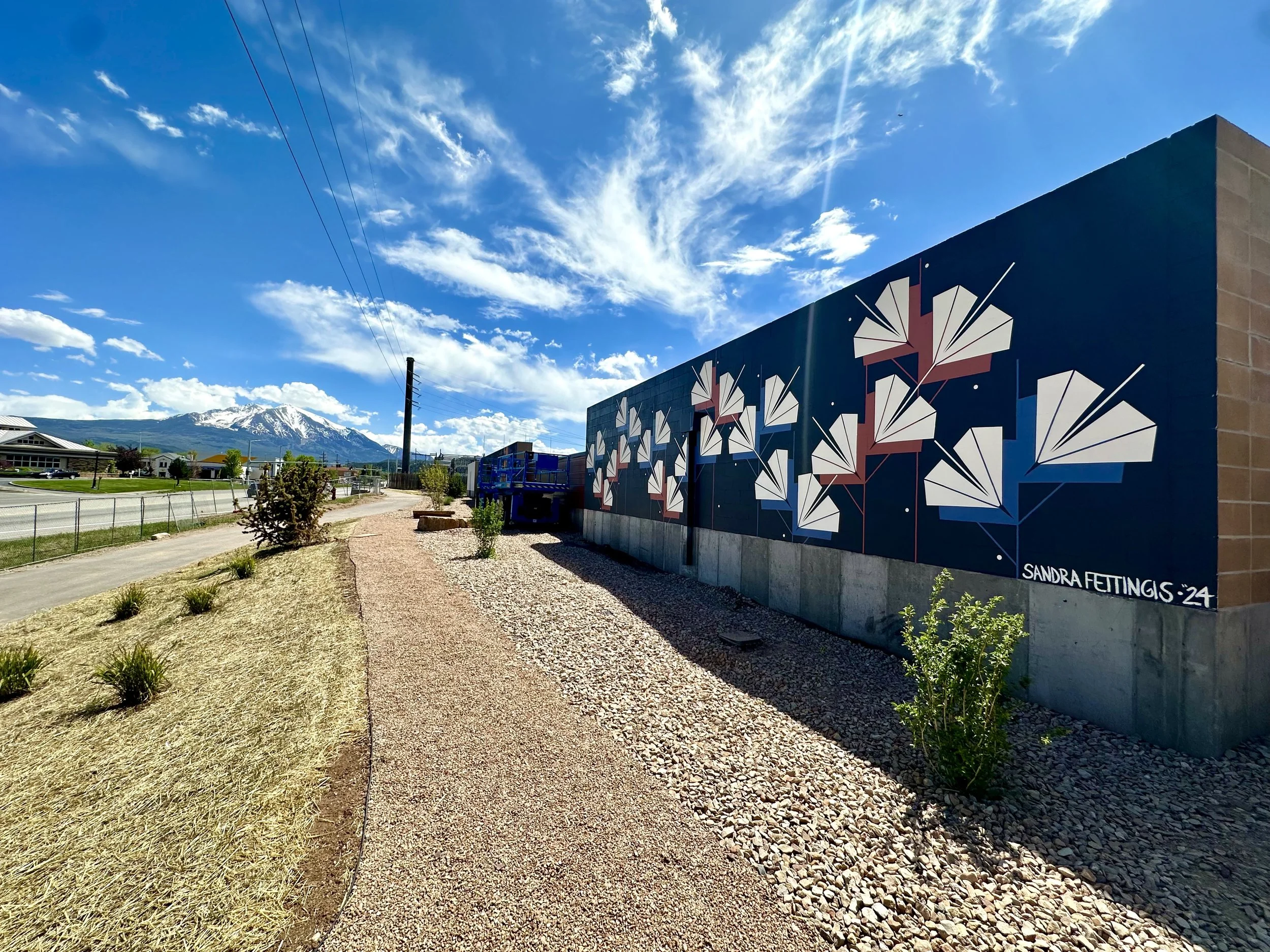 Carbondale Arts, Acrylic, 40x9', Carbondale, CO, 2024