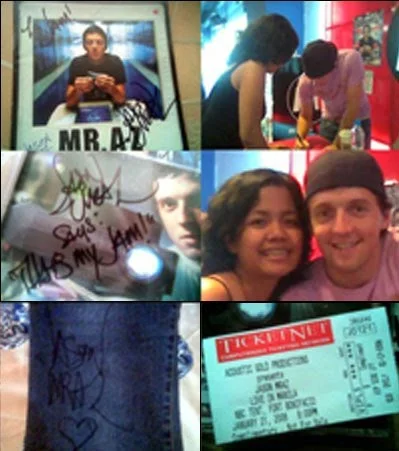 That time I met Jason Mraz for the first time (January 2006)
