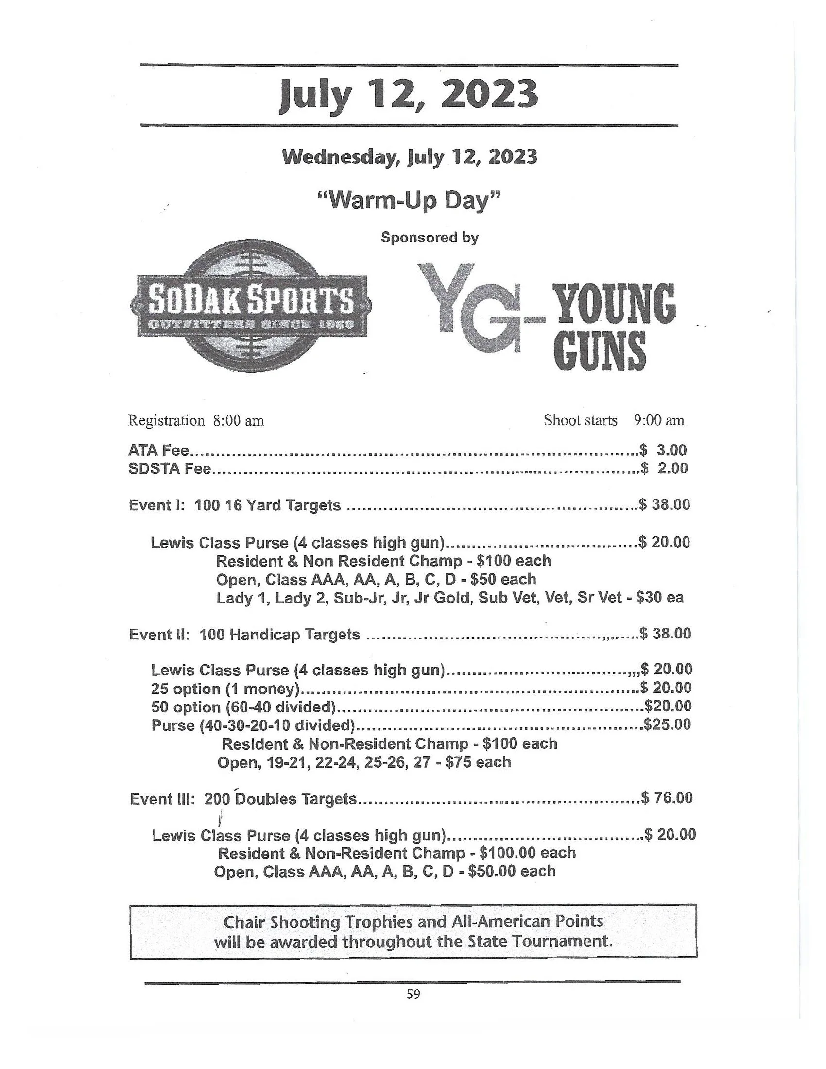 South Dakota State ATA Events — Crooks Gun Club