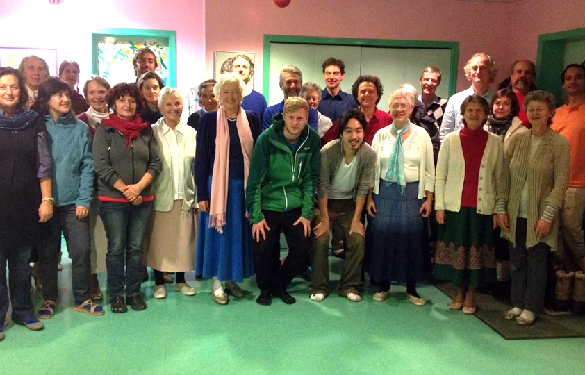 Jan from Germany & Taiki from Japan with the group, 2012