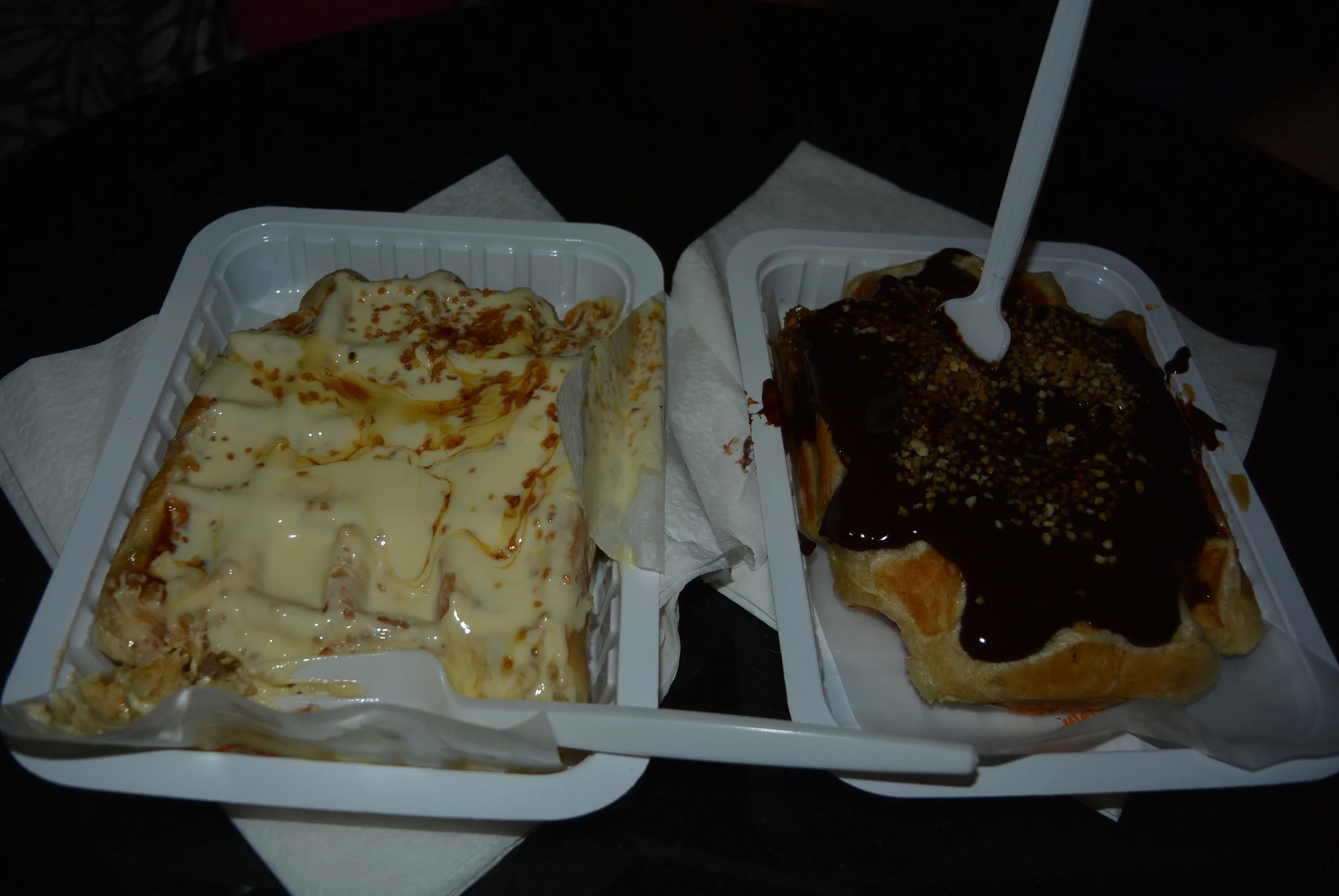 Belgium waffles for Dessert!​