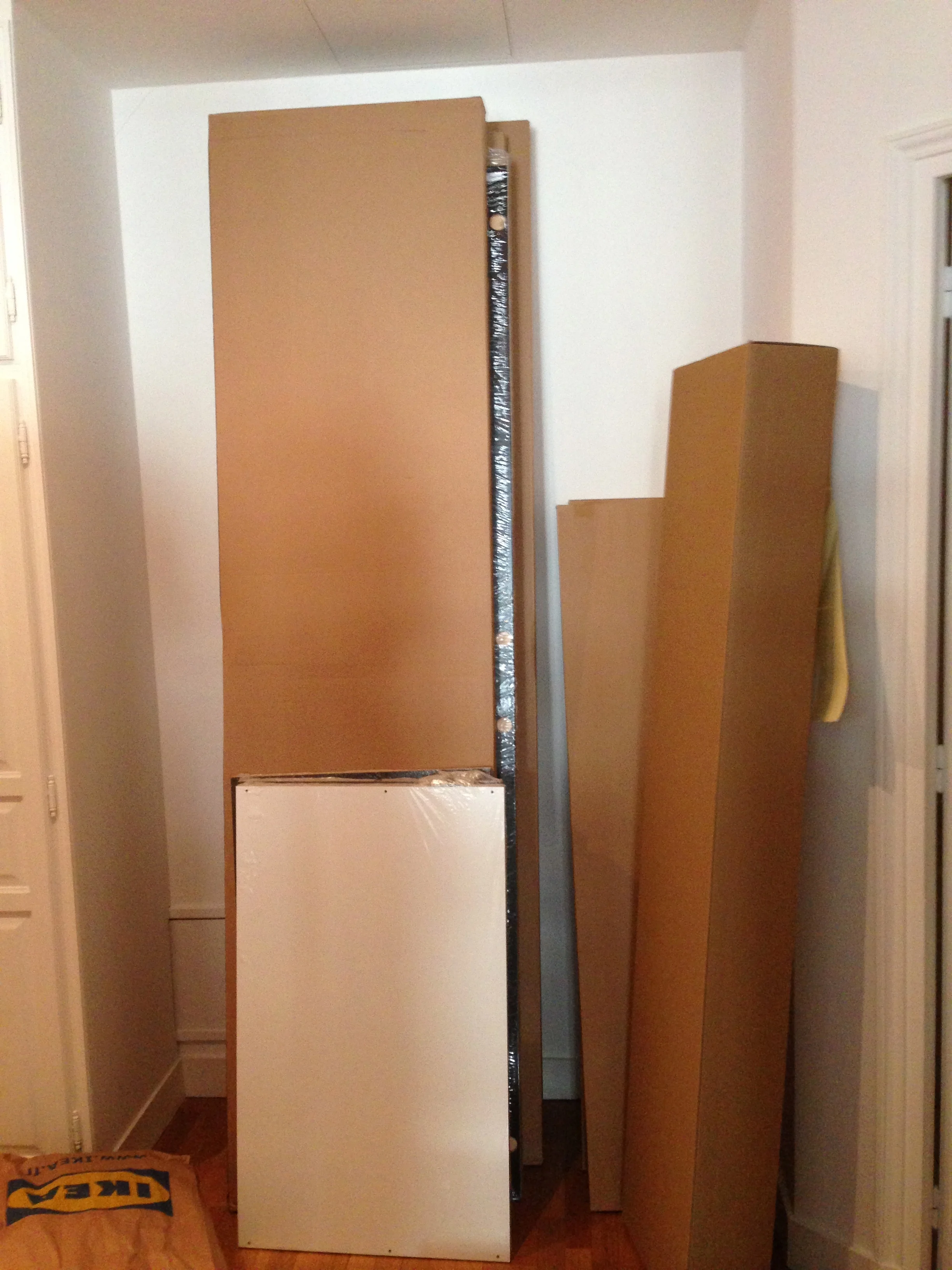 ​IKEA wardrobes we need to put together.