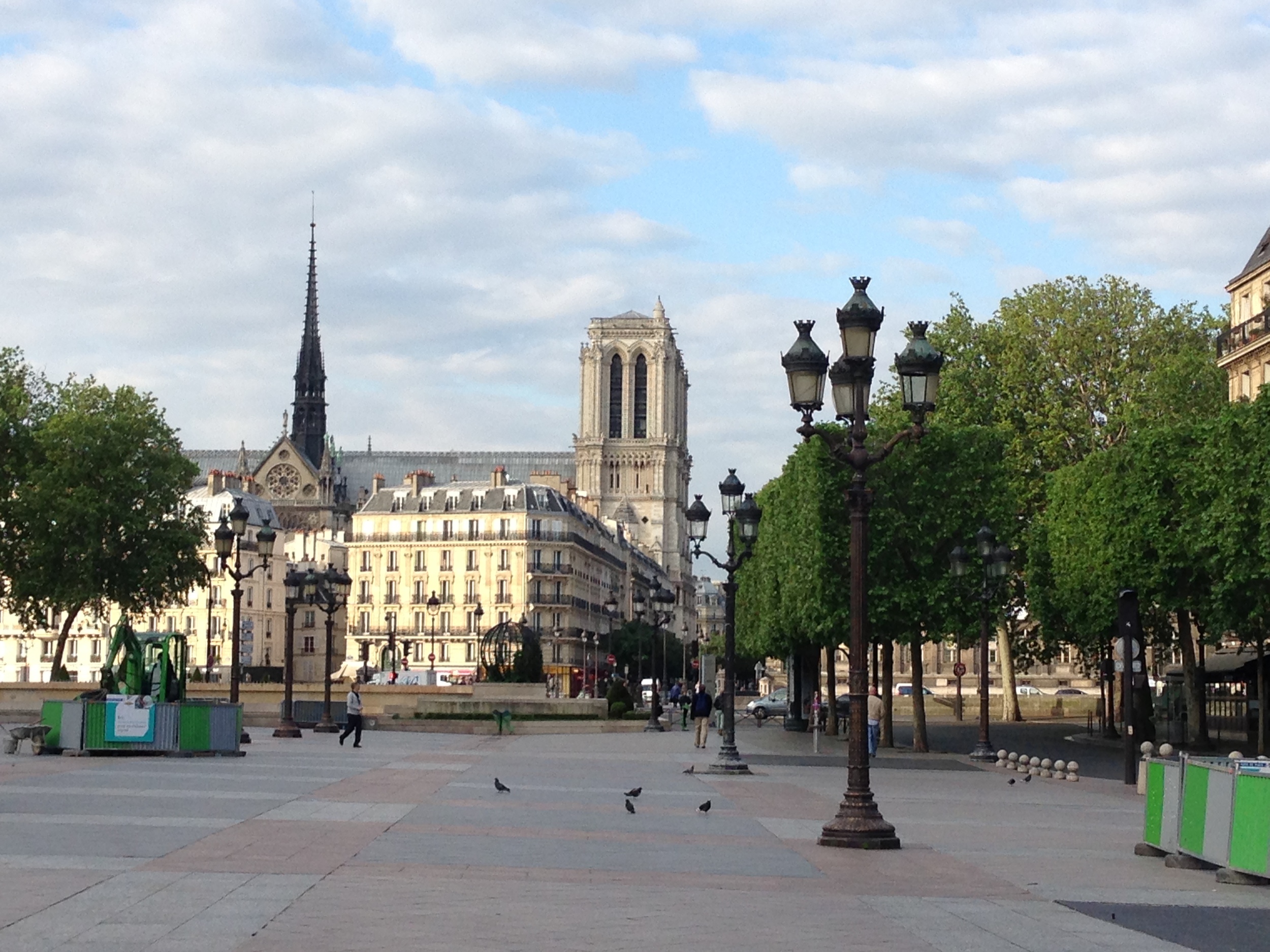 ​My view on the way to work.