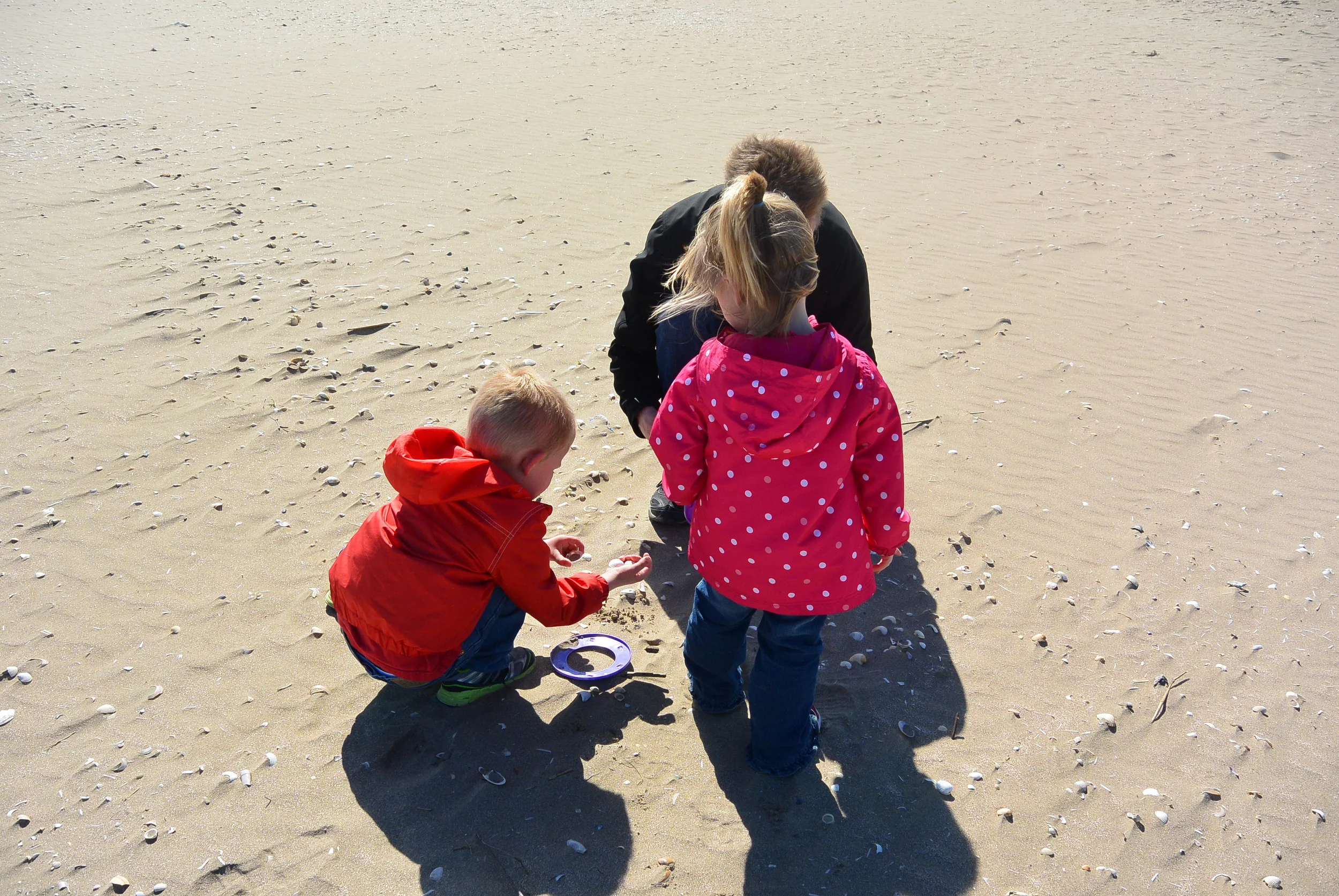 ​Enjoying the sand