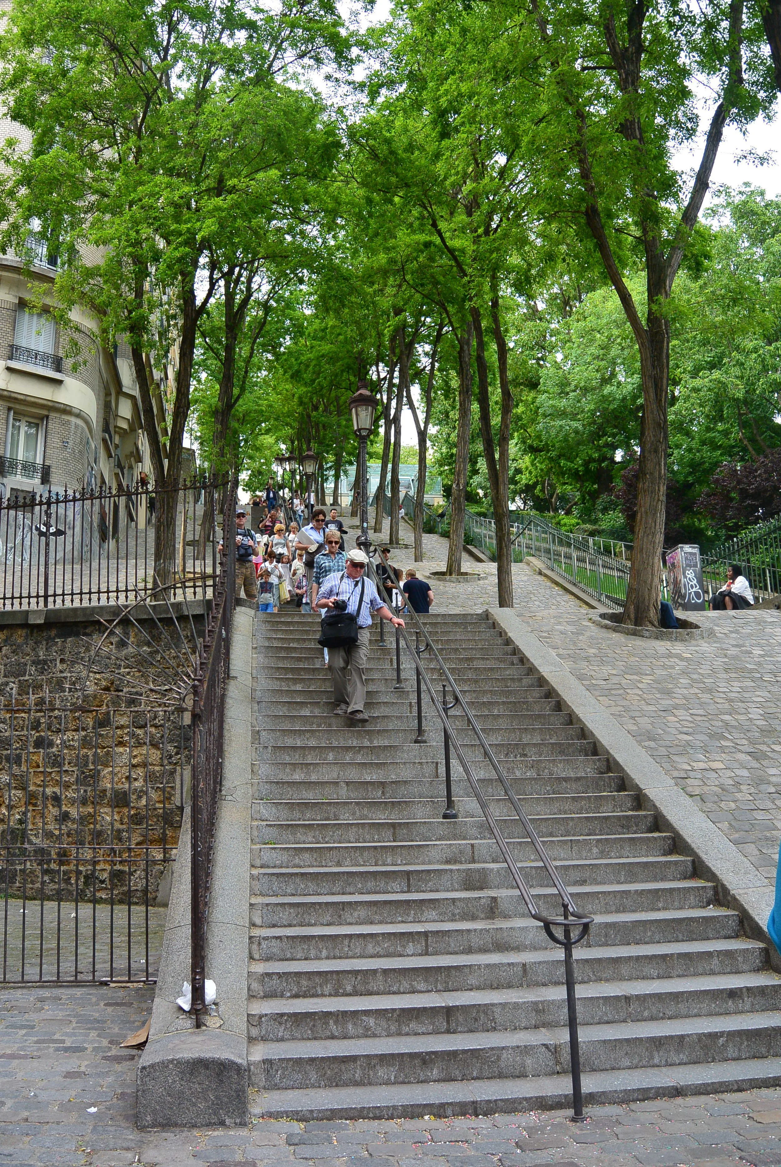 this is only one small section of stairs we climbed