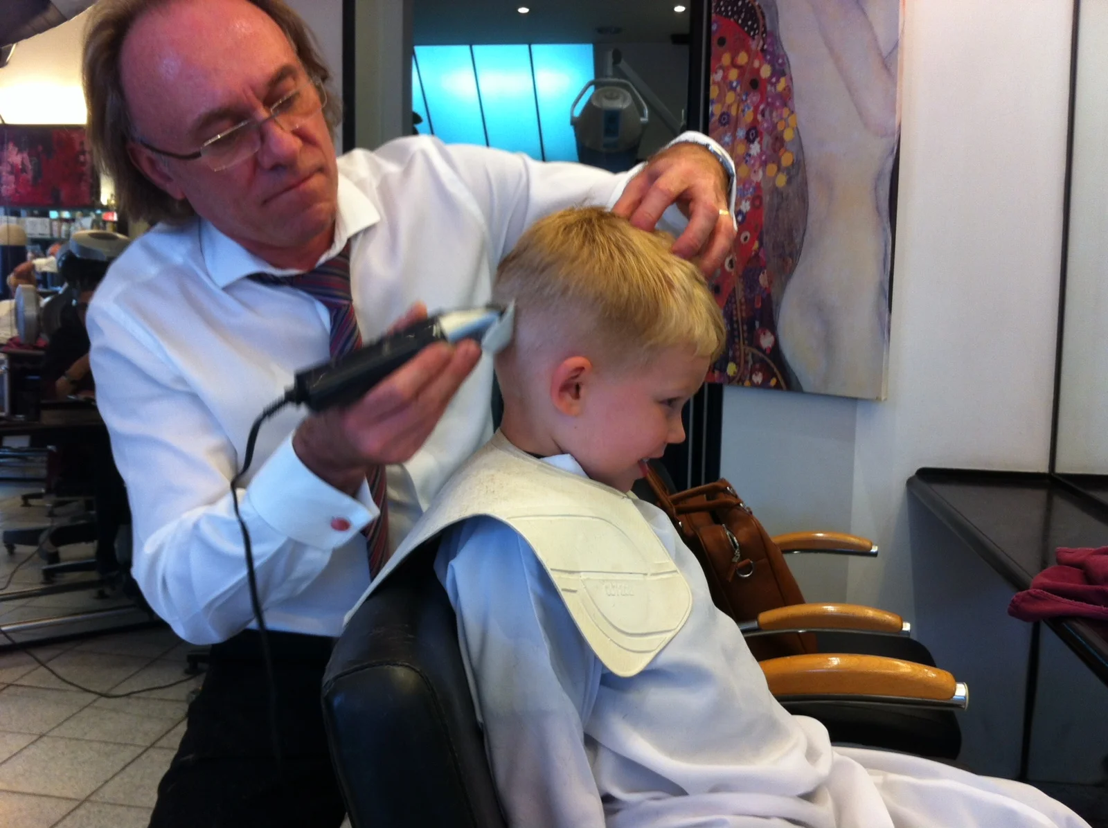 Lance getting a buzz.