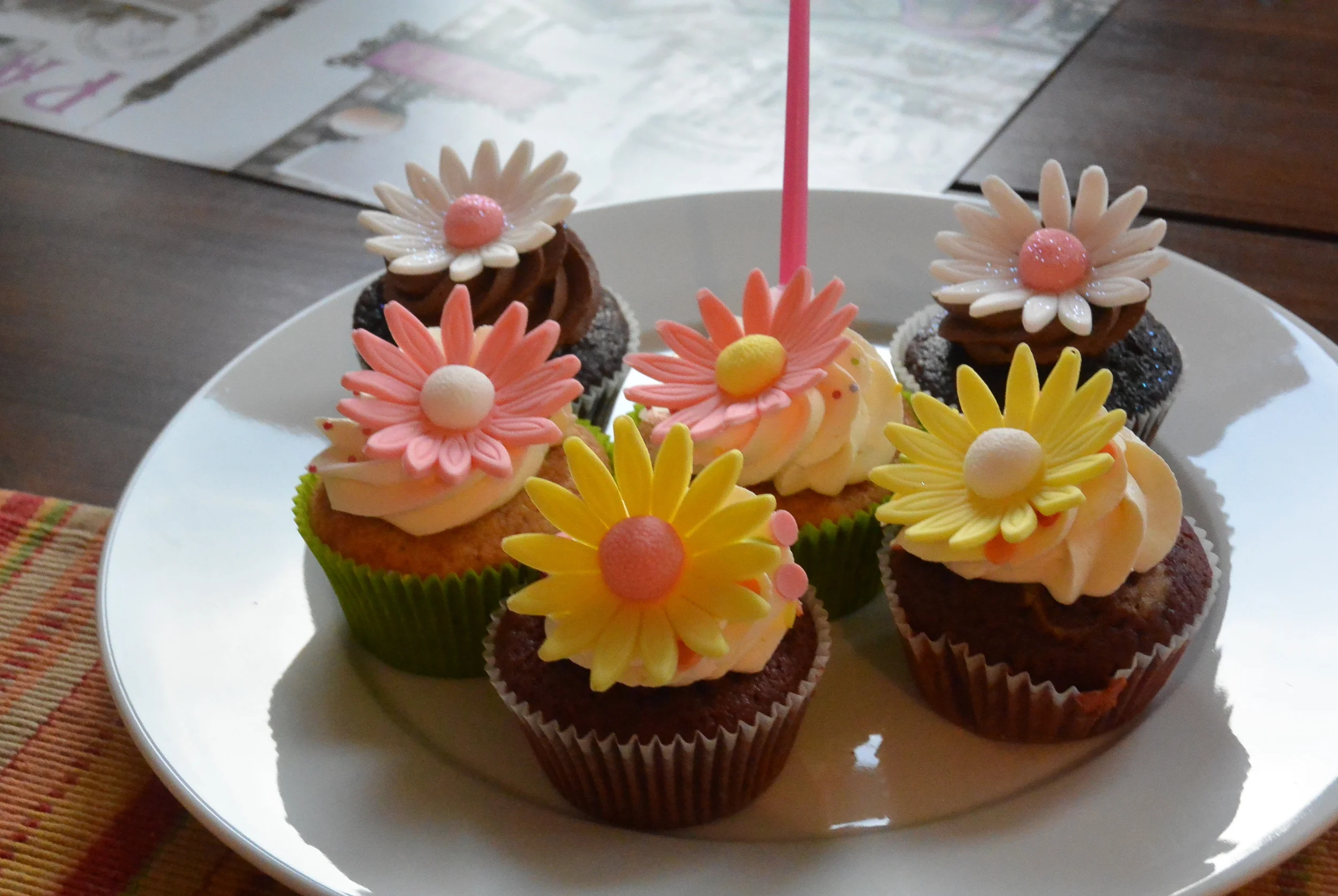 cupcakes for my birthday.. my hubby is the best.