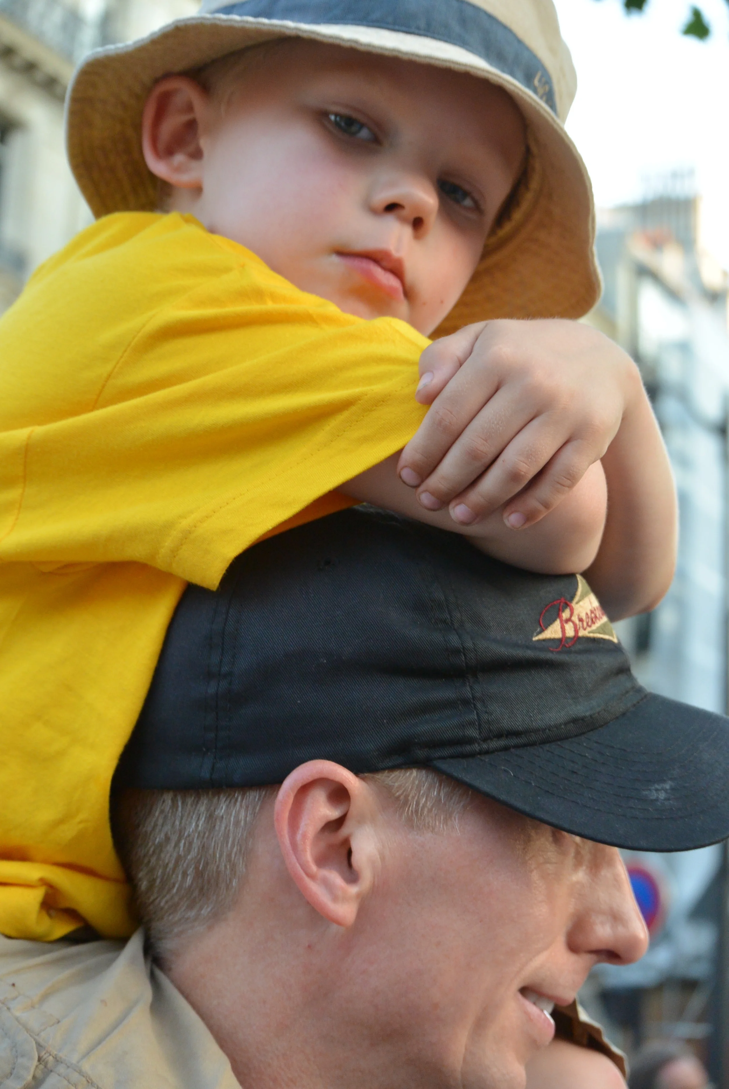 Lance had the best seat in the house! 