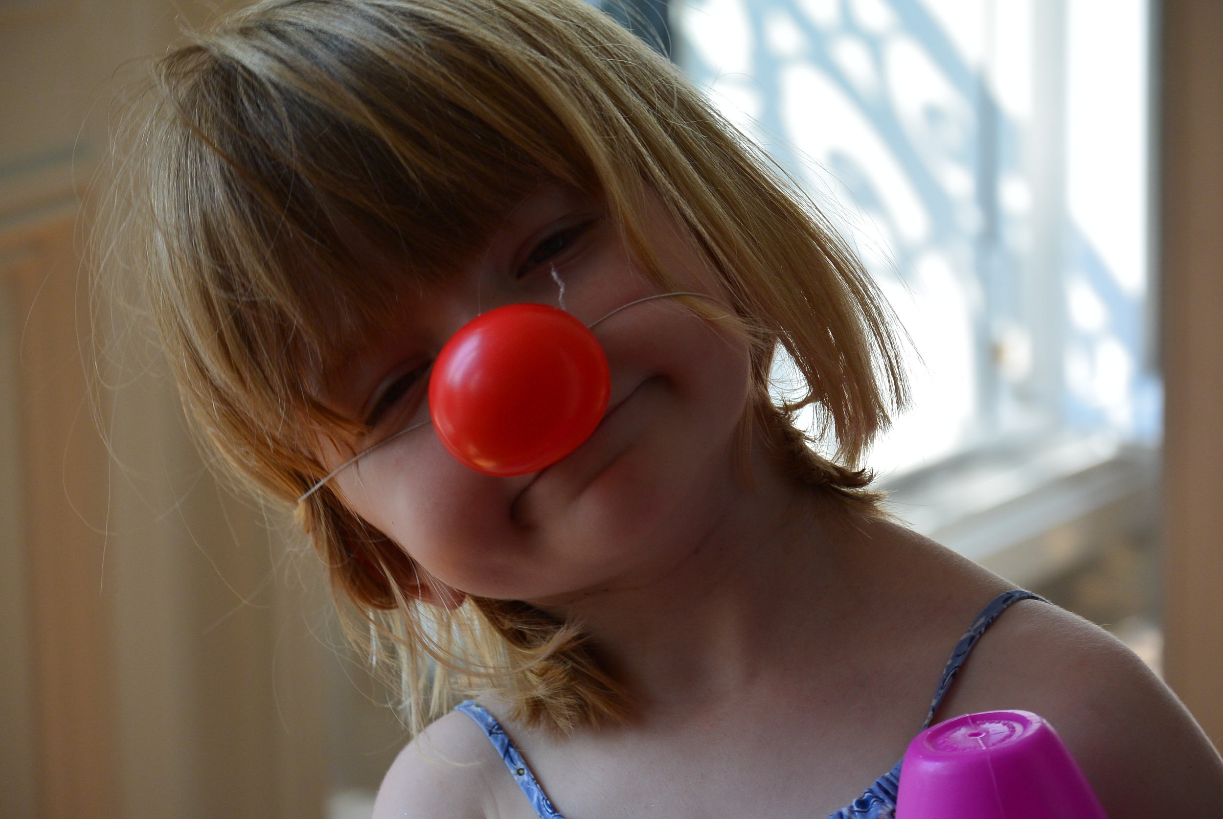 Peyton being all goofy.